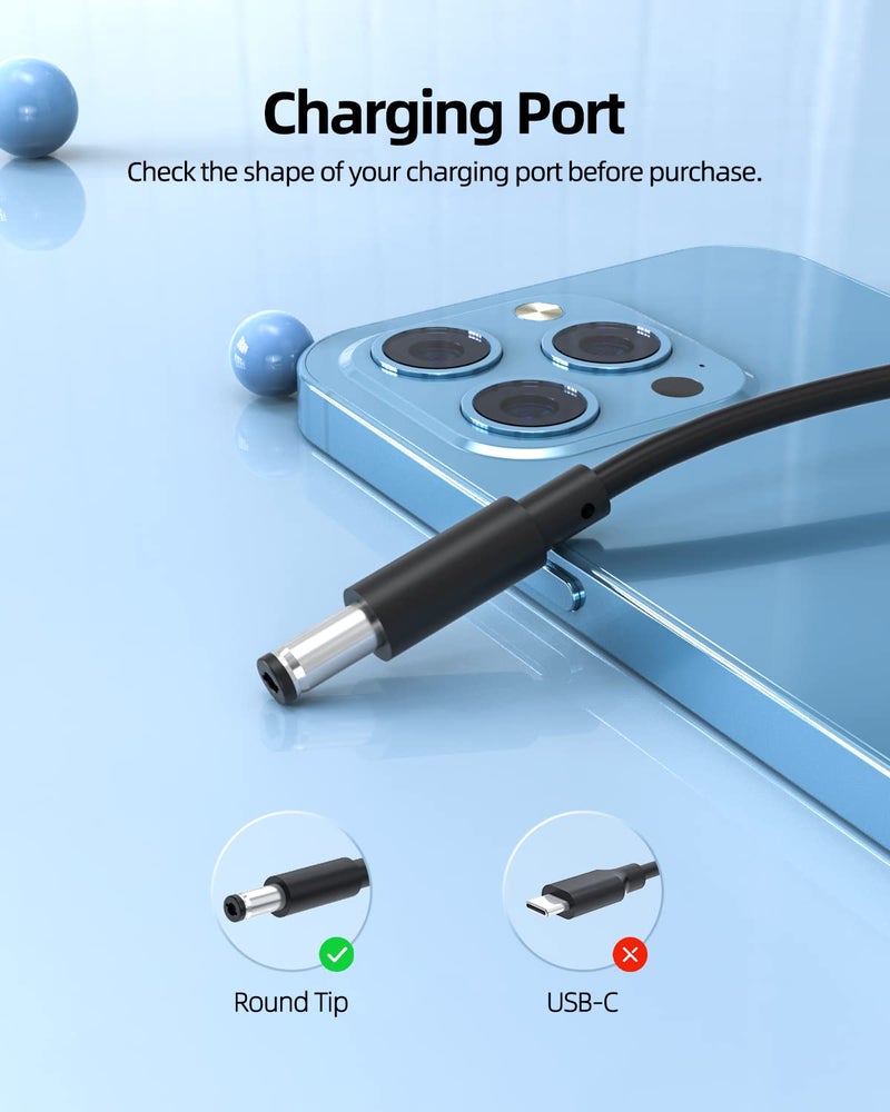 Superer UL Listed 12V Charger Fit for Bose SoundLink Mini 1st Gen Only Speaker, SoundDock XT - 5Ft Round Tip Power Adapter Replacement for Speaker 413295, 359037-1300, 371071-0011, PSA10F-120 626209-1300 1900 - Image 3